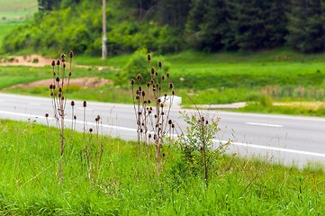 Image showing Small road in the mountains