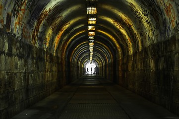 Image showing Urban underground tunnel