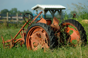 Image showing Vintage Farm Plow