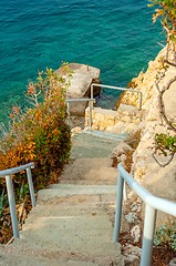 Image showing Pier at the ocean