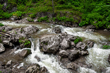 Image showing Fast mountain river