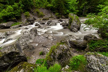 Image showing Fast mountain river