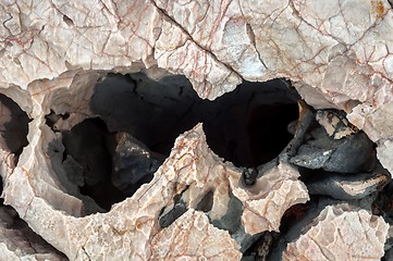 Image showing Sharp rock texture