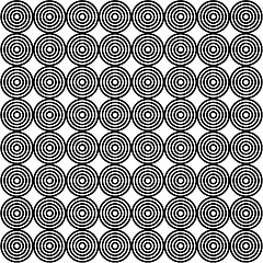 Image showing Wallpaper design of black rings