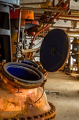 Image showing Industrial interior with storage tank 