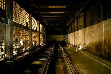 Image showing Industrial interior of a factory