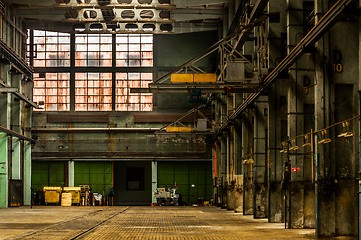 Image showing Industrial interior of a factory