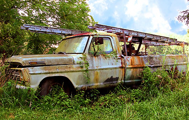 Image showing Rusty Truck Graveyard