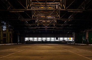 Image showing Industrial interior of a factory