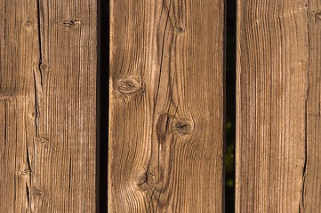 Image showing Closeup photo of wooden floor panels