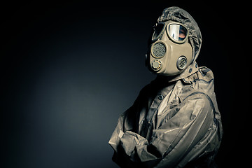 Image showing Man in protective suit