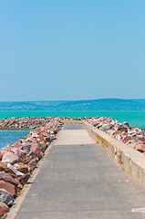 Image showing Pier made out of stone