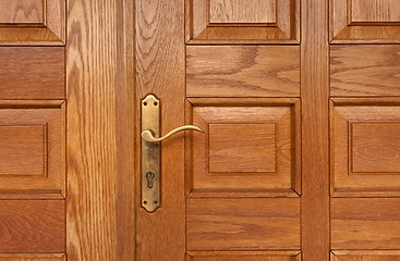 Image showing Door knob of a building