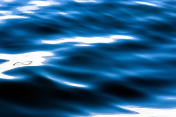 Image showing Deap blue water surface