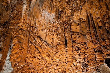 Image showing Underground photo in a cave with bright lighr