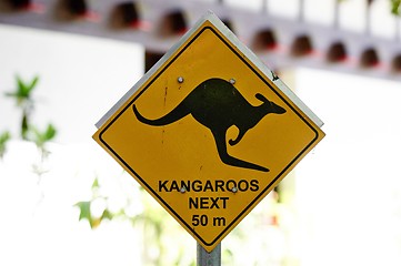 Image showing Australian road sign