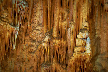 Image showing Underground photo in a cave with bright lighr