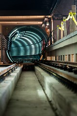 Image showing Underground facility with a big tunnel