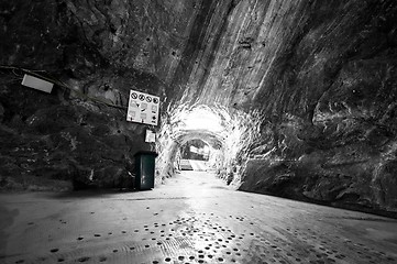 Image showing Underground mine passage