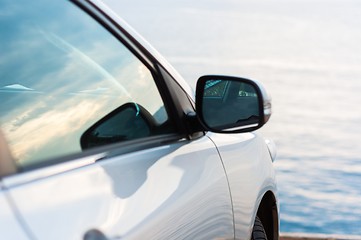 Image showing Car parking outdoors