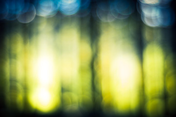 Image showing Abstract out of focus green background
