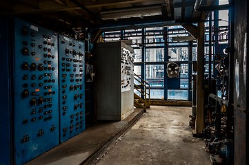 Image showing Measurement laboratory interior with big machines