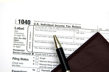 Image showing Tax Return