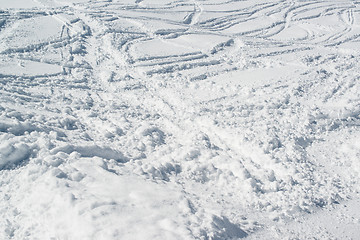 Image showing Ski tracks