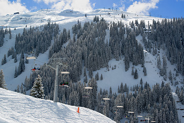 Image showing Skilift in Montafon valley