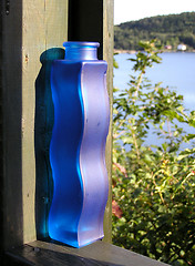 Image showing blue vase