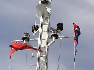 Image showing boatpennants