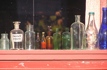 Image showing old bottles