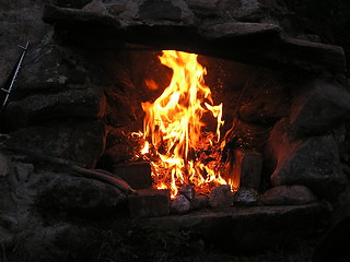 Image showing fireplace