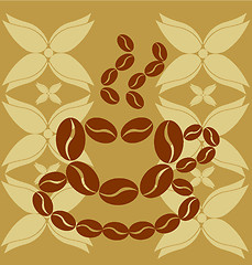 Image showing Stylish coffee wallpaper