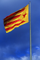 Image showing Catalan independentist flag