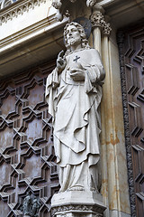 Image showing Barcelona Cathedral, Jesus Christ