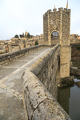 Image showing Besalu Spain, a Catalan village