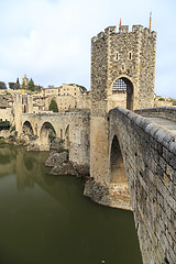 Image showing Besalu Spain, a Catalan village