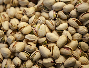 Image showing Pistachios background 