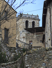 Image showing Besalu Spain, a Catalan village