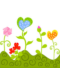 Image showing Fantasy flowers