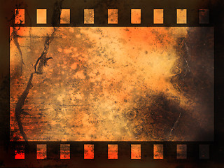 Image showing Abstract film strip background