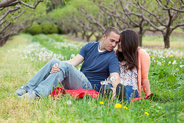 Image showing Loving Couple During Spring