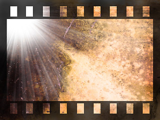 Image showing Abstract film strip background