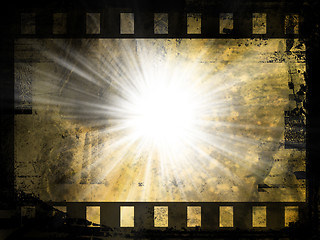 Image showing Abstract film strip background