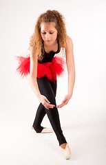 Image showing young beautiful dancer