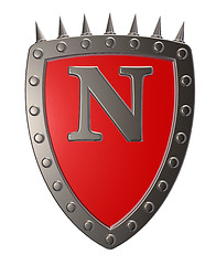 Image showing shield with letter n