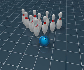 Image showing bowling