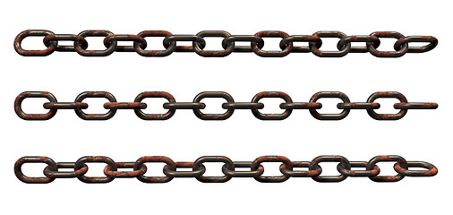 Image showing rusty chains