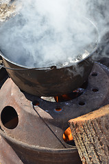 Image showing Preparing Maple Syrup